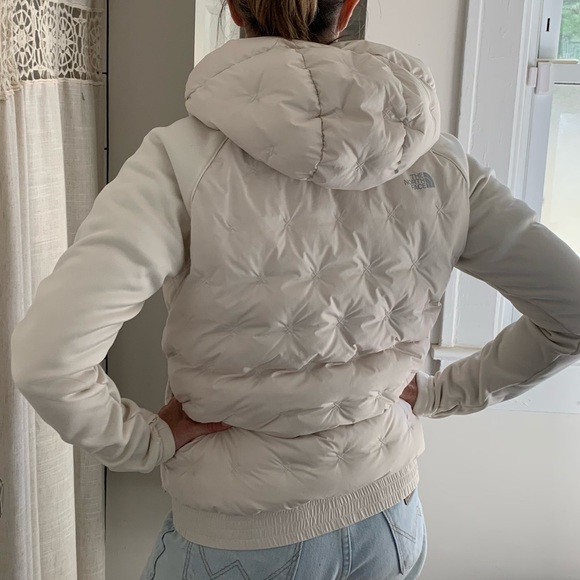 White Down The North Face jacket with Hood - Picture 10 of 13